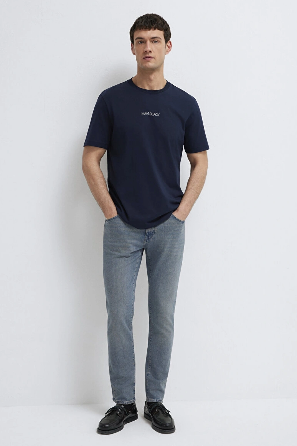 Mavi Black Lacivert Tişört