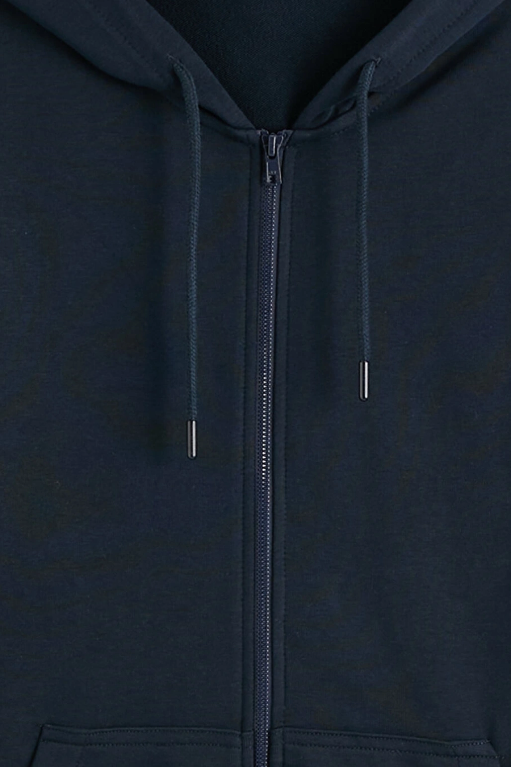 XSIDE Lacivert Kapüşonlu Erkek Fermuarlı Sweatshirt