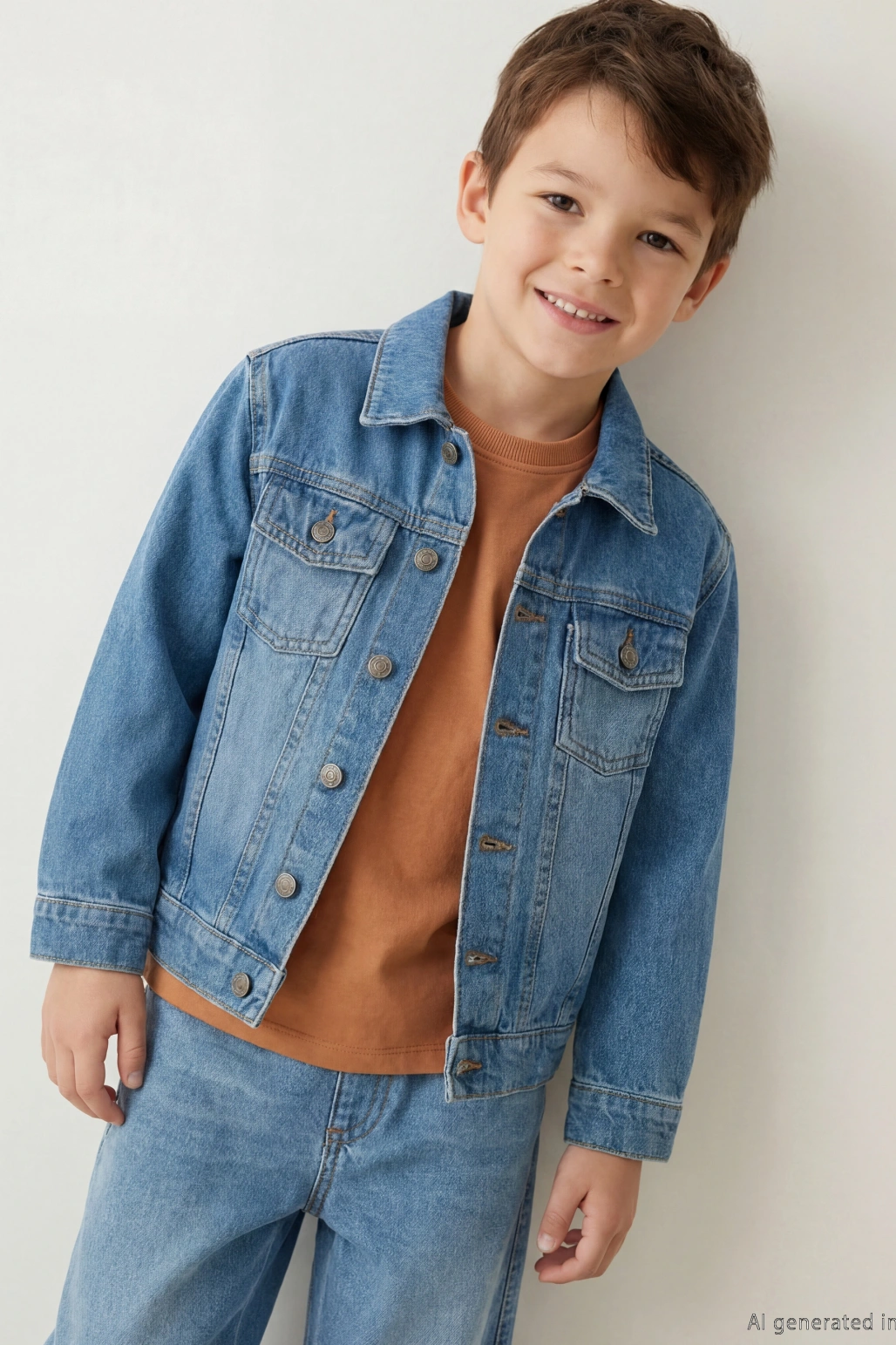 LCW Kids Indigo Erkek Çocuk Jean Ceket
