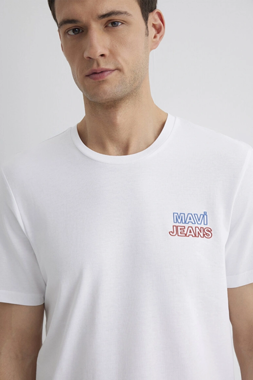 Mavi Jeans Baskılı Beyaz Tişört
