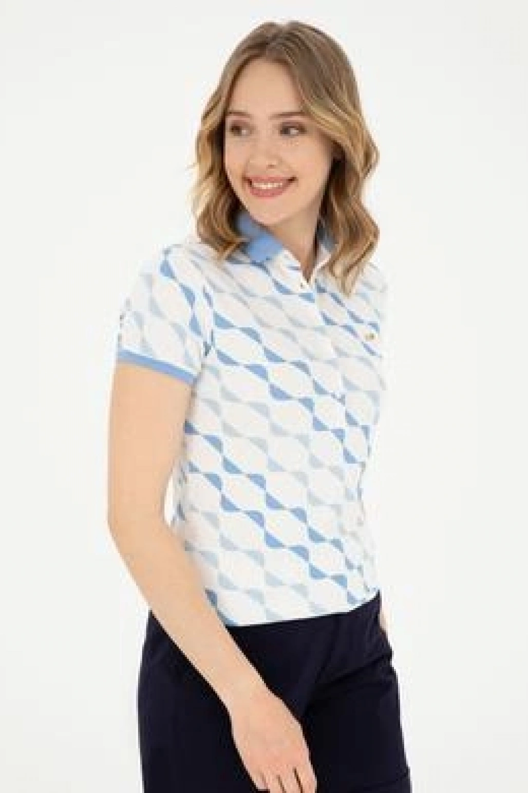 Kadın Menekşe Tişört 50282906-VR037