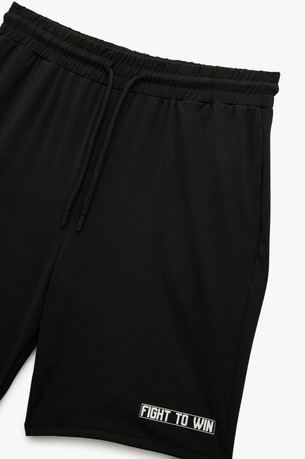 KOTON Beli Bağlamalı Baskılı Cepli Spor Şort