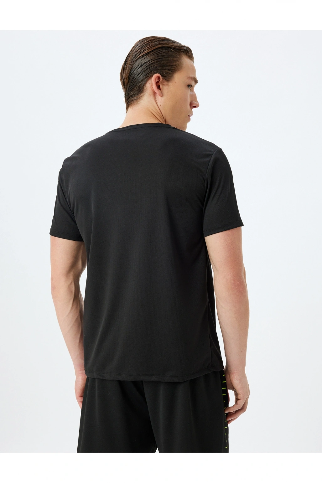 Koton Slogan Baskılı Bisiklet Yaka Kısa Kollu Spor Tişört