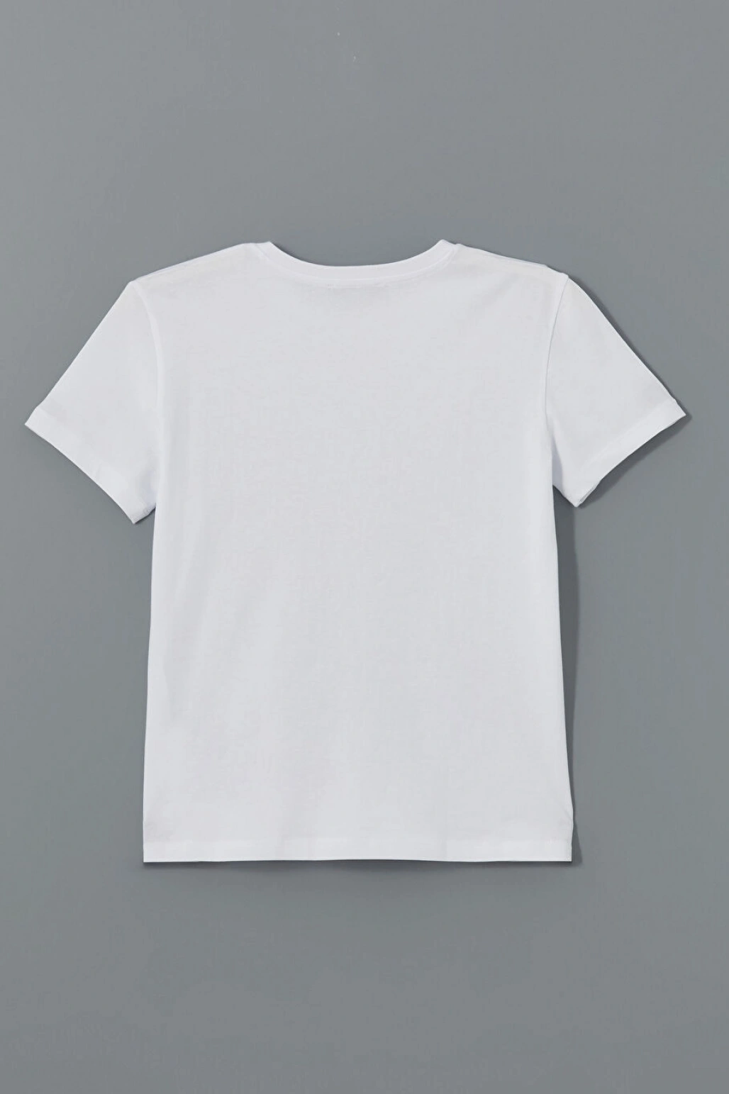 XSIDE Beyaz LC Waikiki Bisiklet Yaka Kadın Tişört