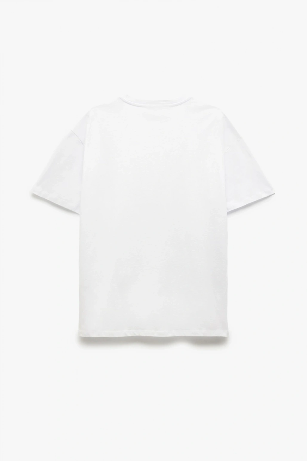 Koton Pamuklu Köpek Baskılı Beyaz Kadın T-Shirt