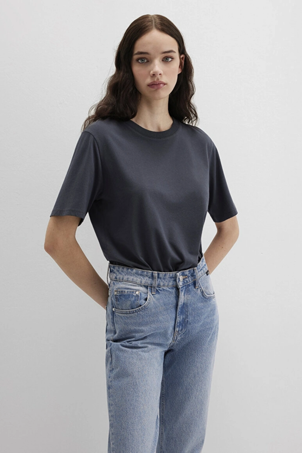 MAVİ Biskilet Yaka Lacivert Basic Tişört