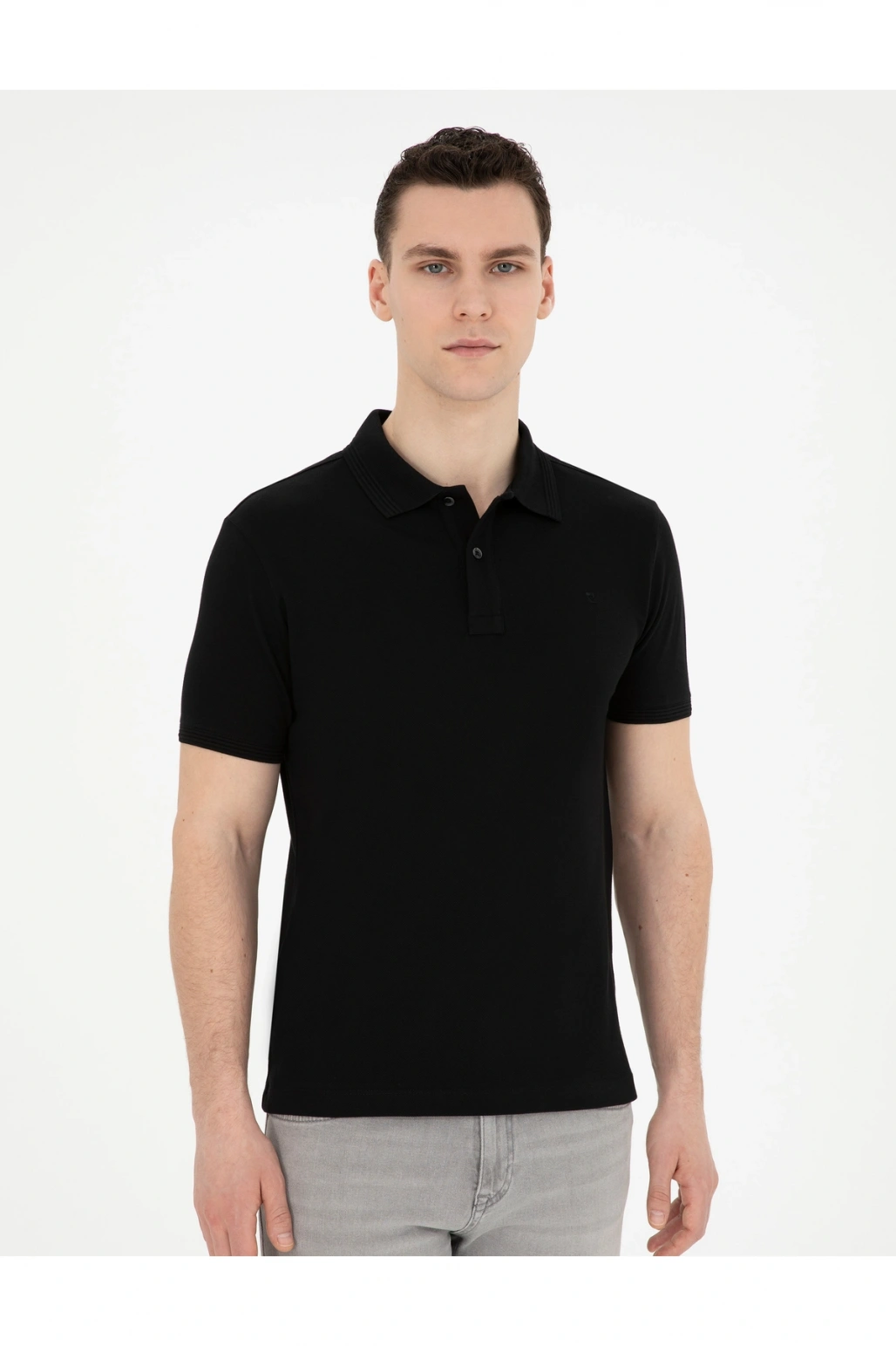 Pierre Cardin PİERRE CARDİN ERKEK POLO YAKA SLİMFİT SPOR T-SHIRT