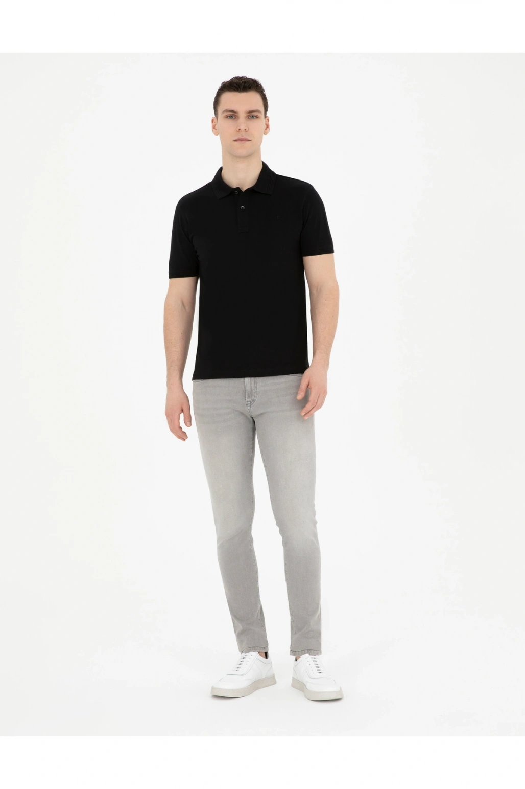 Pierre Cardin PİERRE CARDİN ERKEK POLO YAKA SLİMFİT SPOR T-SHIRT