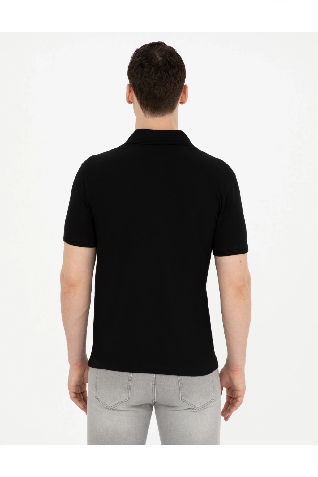 Pierre Cardin PİERRE CARDİN ERKEK POLO YAKA SLİMFİT SPOR T-SHIRT