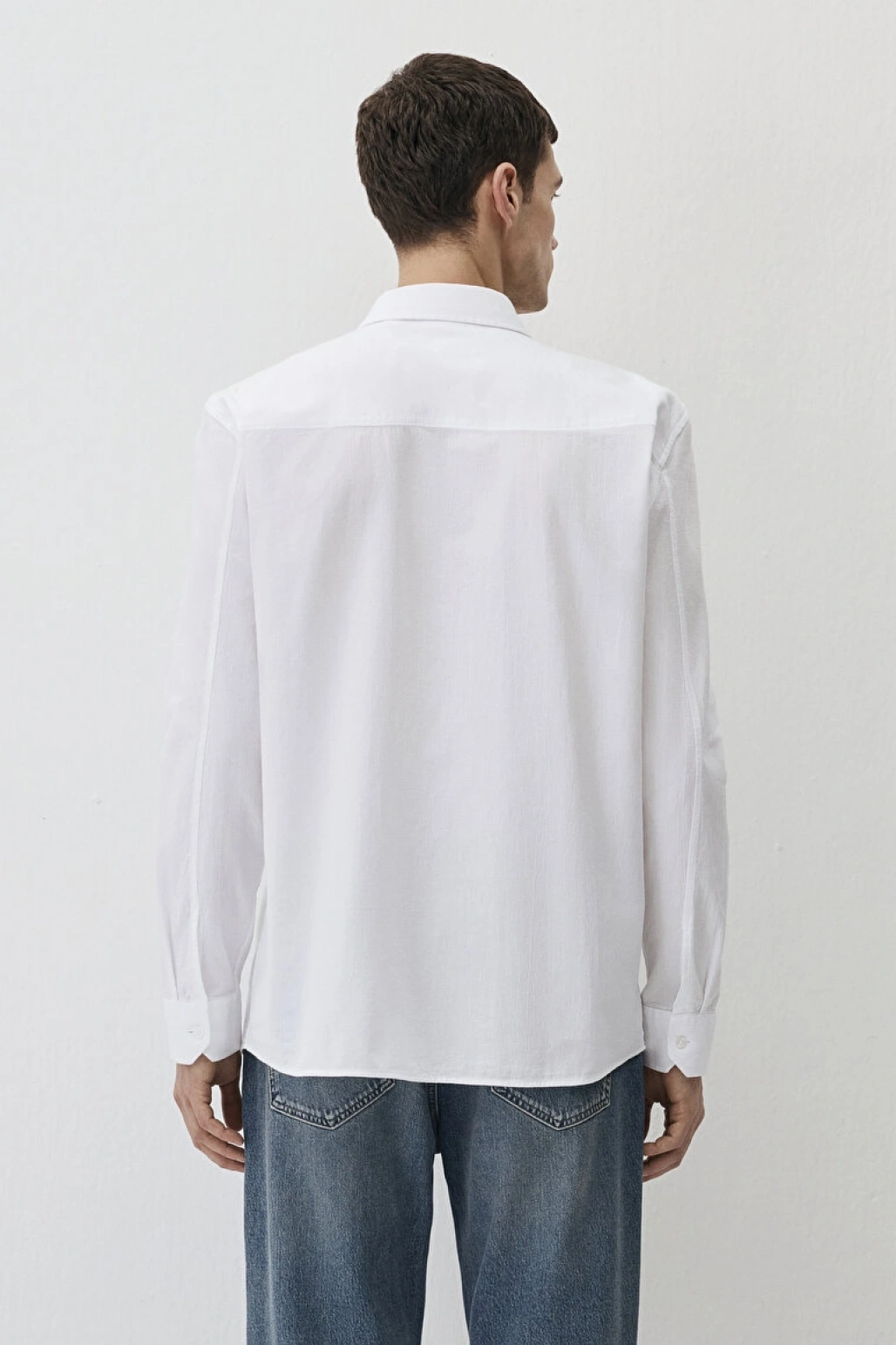 Mavi Uzun Kol Erkek Gömlek