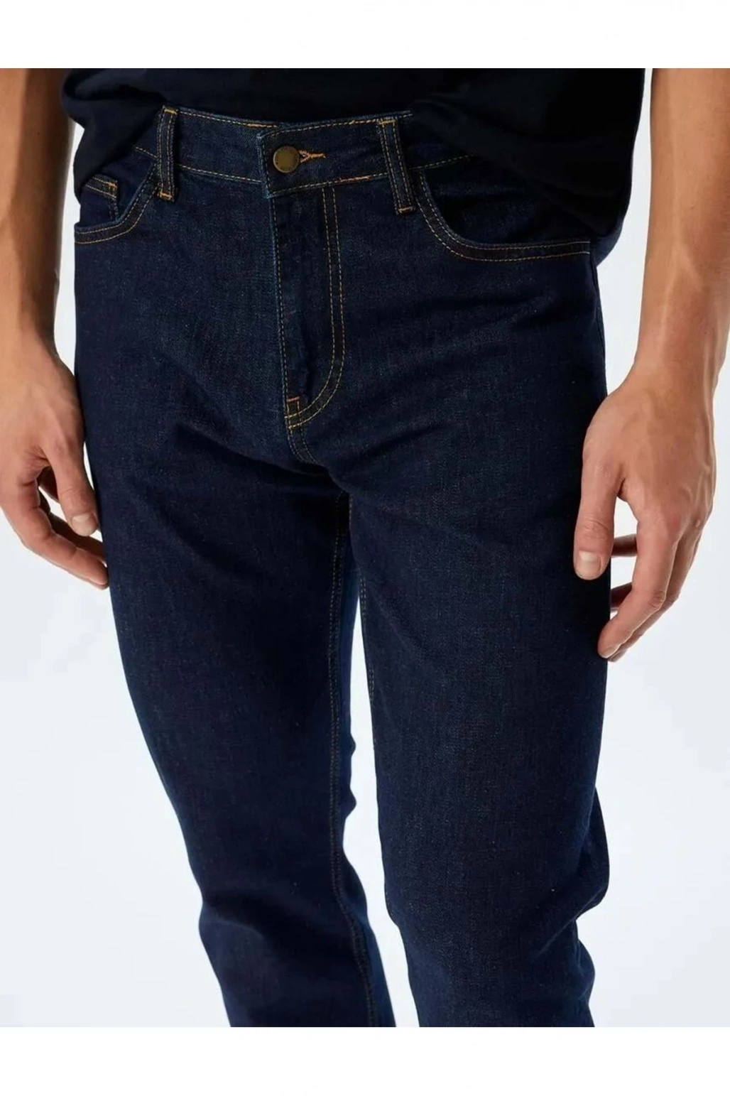 Koton Slim Fit Kot Pantolon - Brad Jean 5wam40112ıd Koyu Indigo