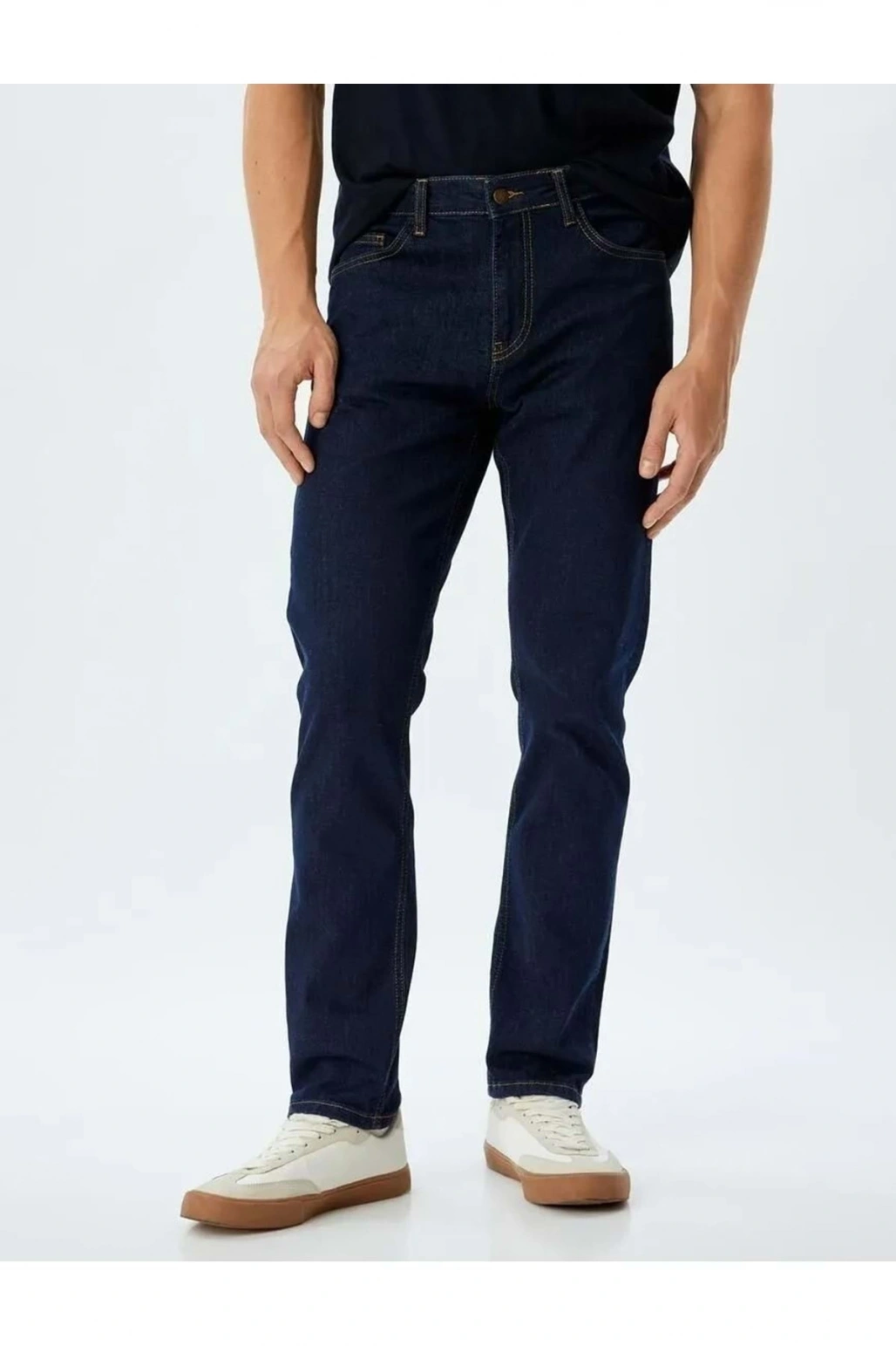 Koton Slim Fit Kot Pantolon - Brad Jean 5wam40112ıd Koyu Indigo