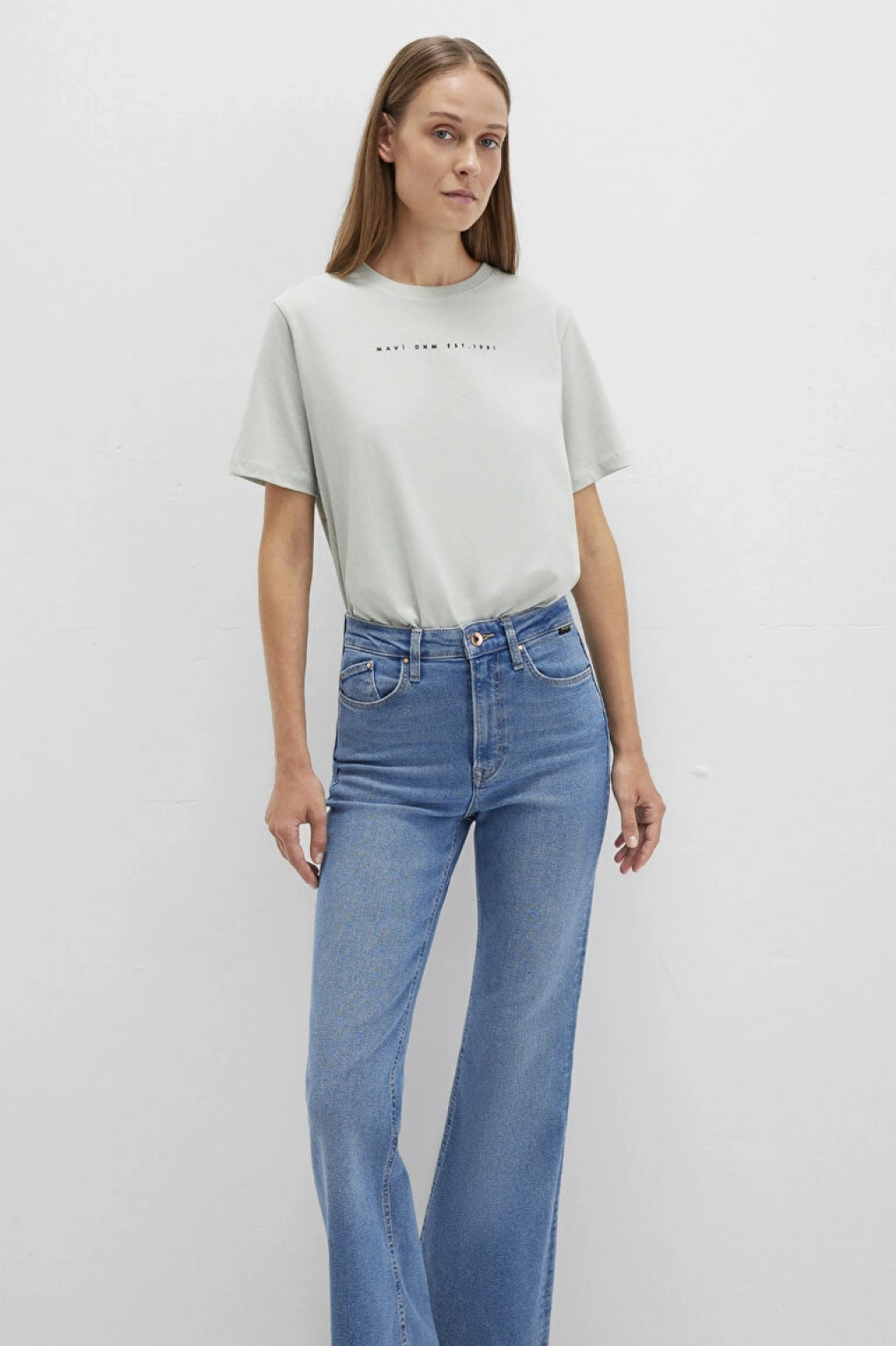 Mavi Baskılı Yeşil Tişört Regular Fit