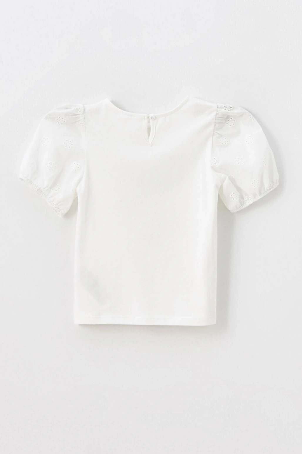 LC Waikiki Bisiklet Yaka Kısa Kollu Baskılı Kız Bebek Tişört