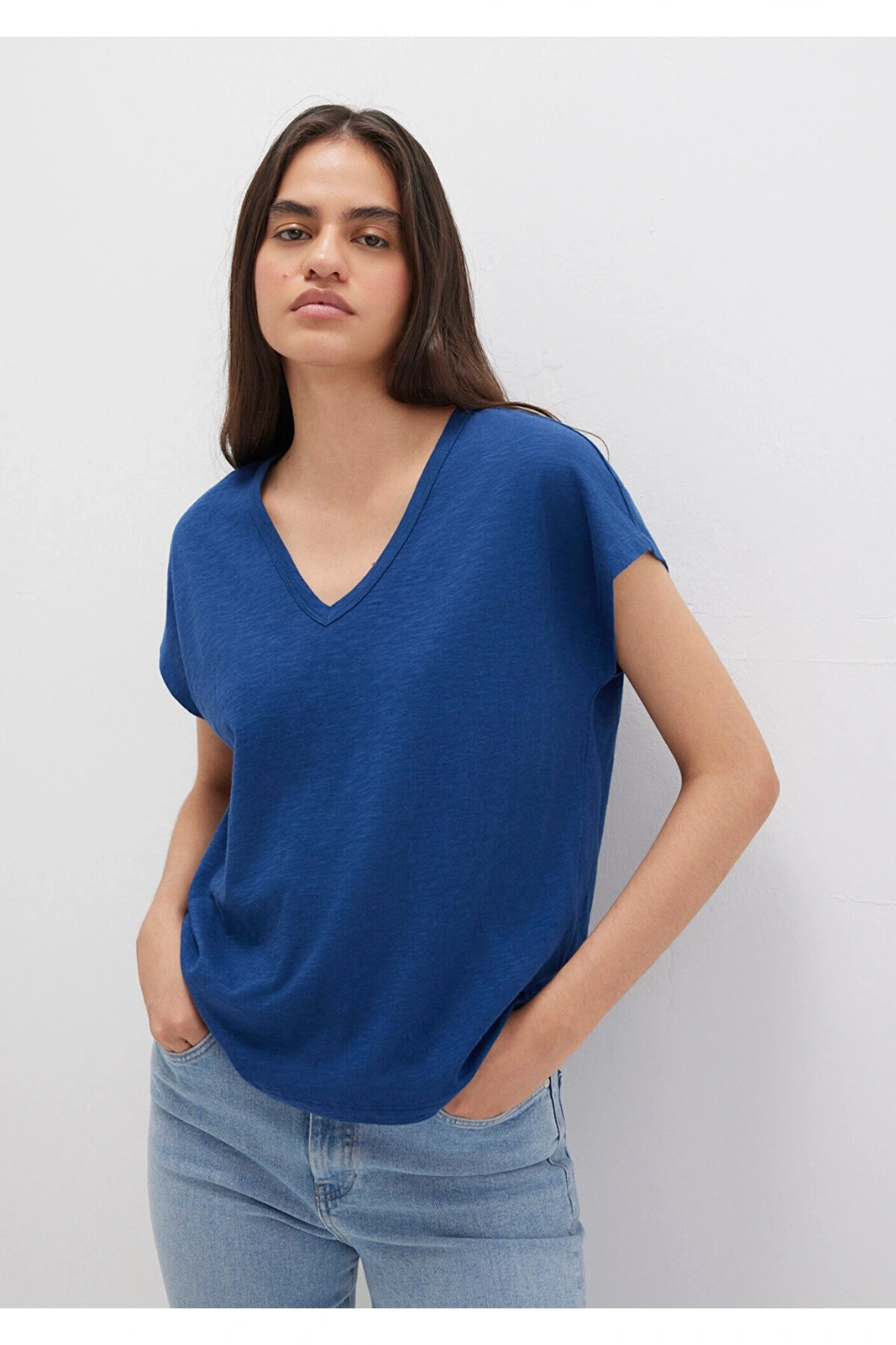 Mavi MAVİ KADIN KISA KOLLU BASİC Gece Mavi