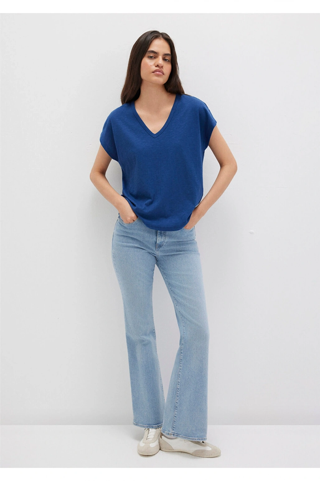 Mavi MAVİ KADIN KISA KOLLU BASİC Gece Mavi