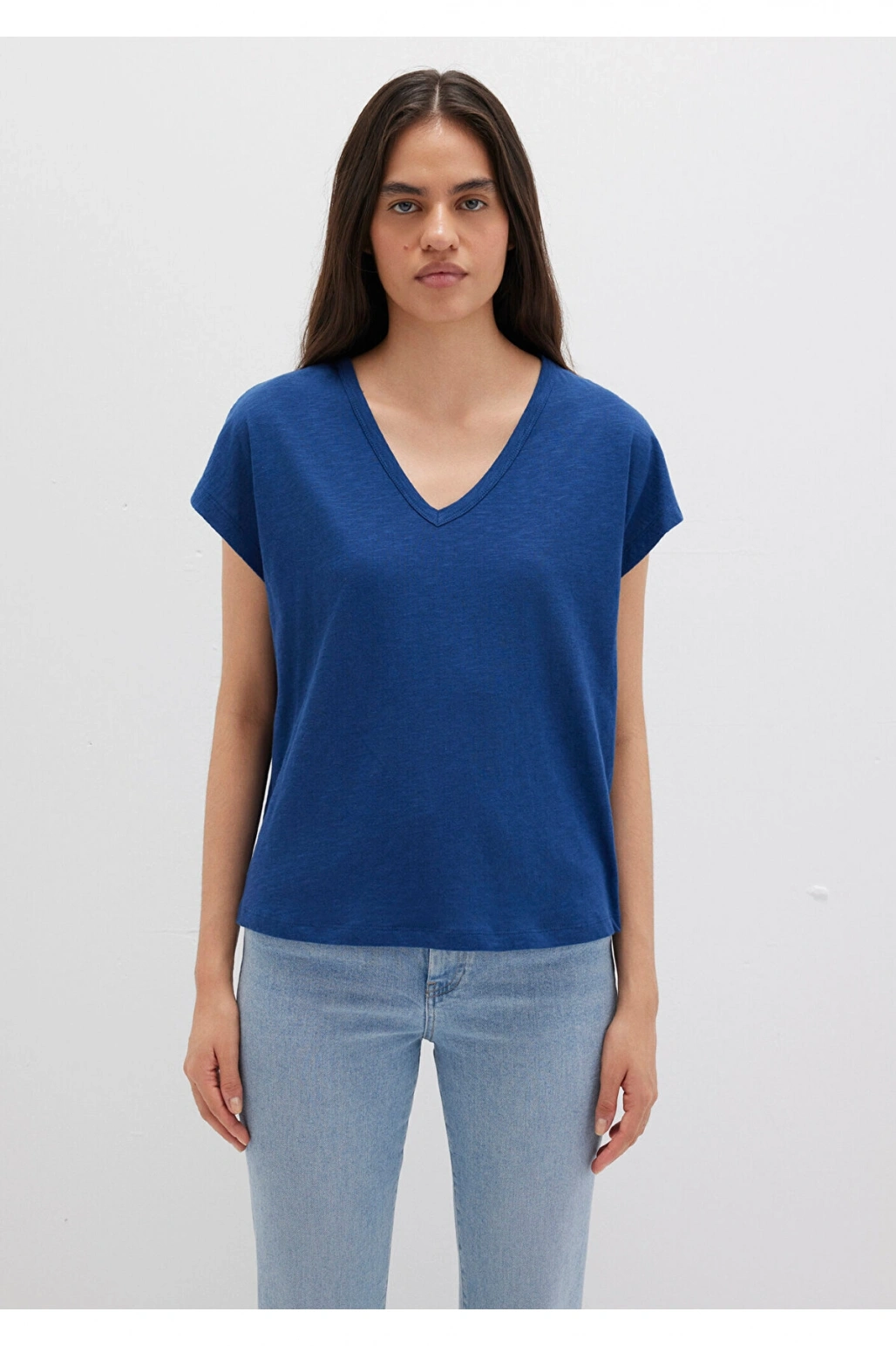 Mavi MAVİ KADIN KISA KOLLU BASİC Gece Mavi