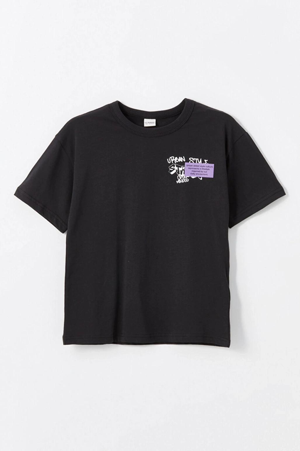 LC Waikiki Rahat Kalıp Bisiklet Yaka Erkek Çocuk Tişört