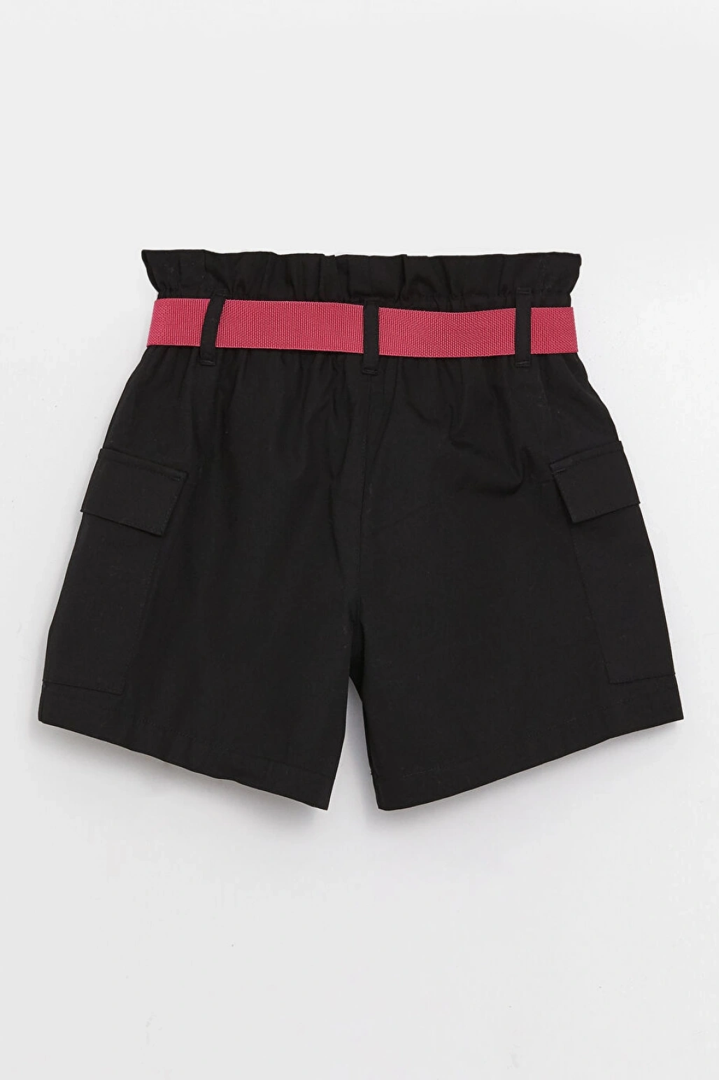 Beli Lastikli Basic Kız Çocuk Şort