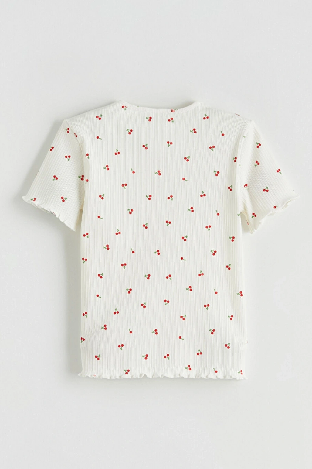 LCW Kids Ekru Baskılı Kız Çocuk Tişört