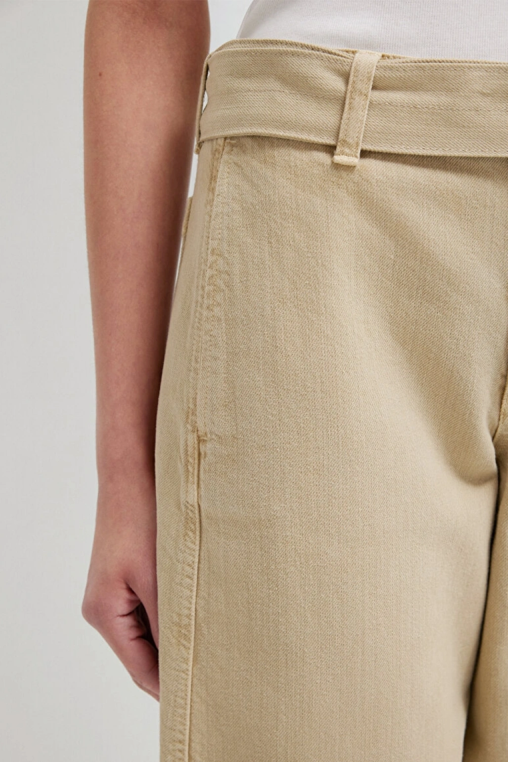 MAVİ Kemerli Bej Pantolon