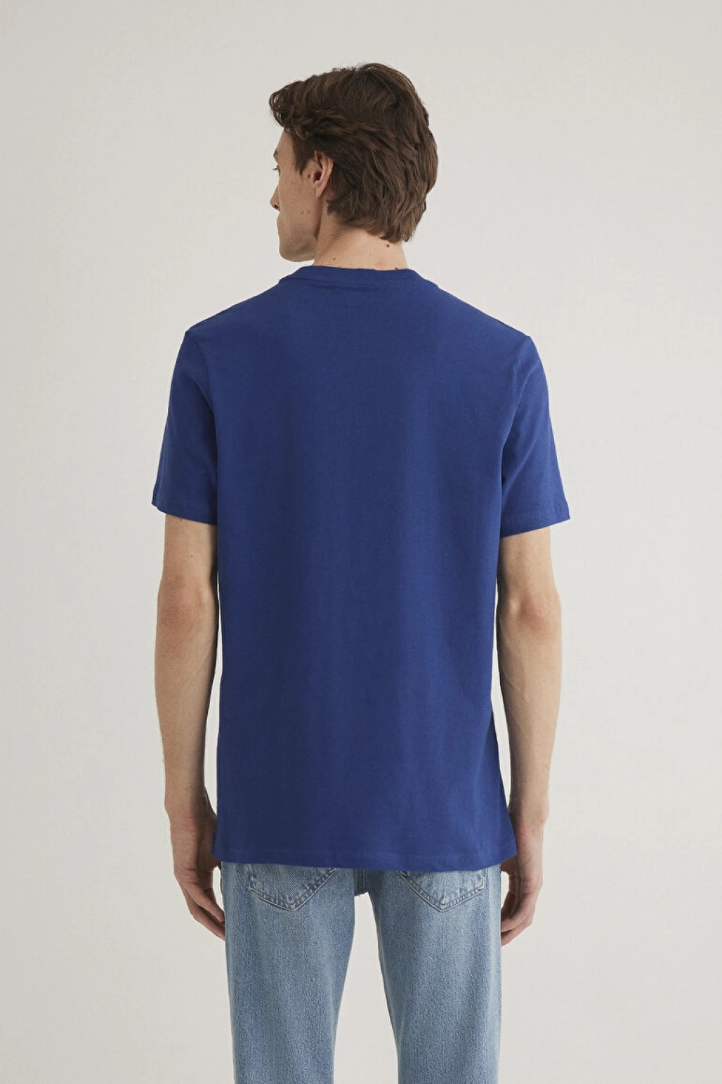 MAVİ Miav Baskılı Mavi Tişört