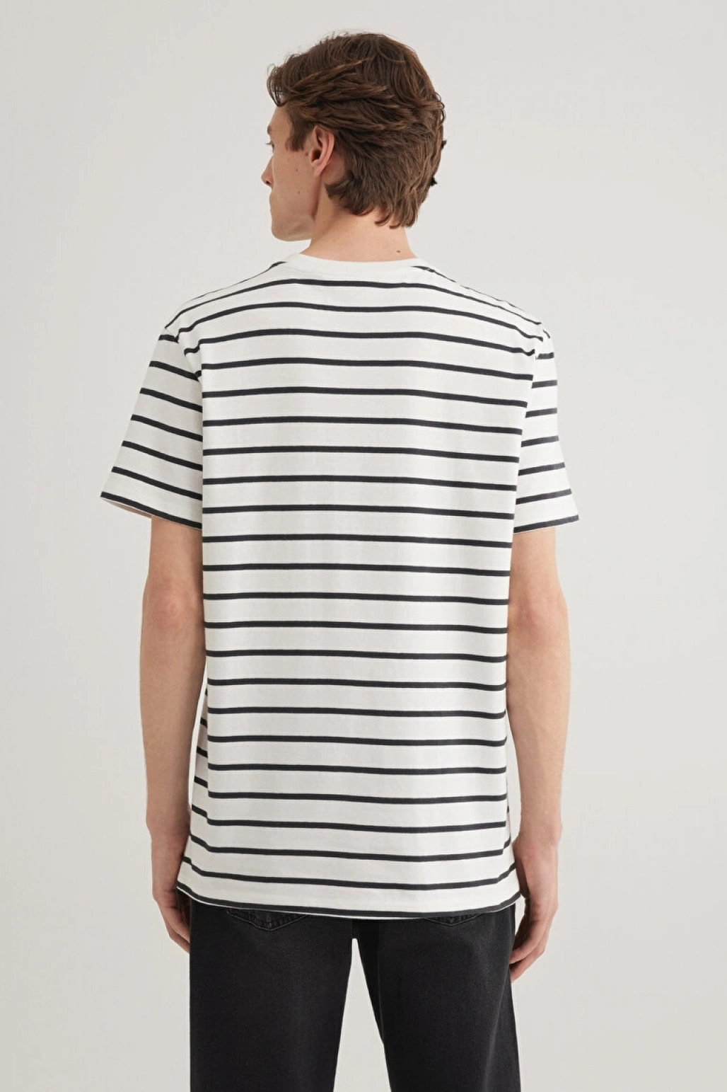 MAVİ ÇİZGİLİ MAVİ LOGO TİŞÖRT Phantom Stripe