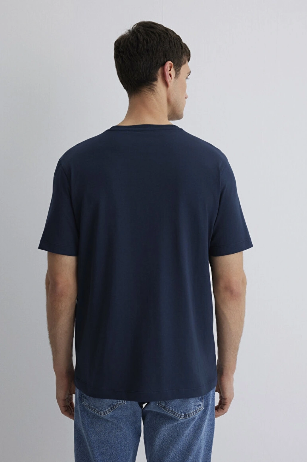 MAVİ İstanbul Baskılı Lacivert Tişört