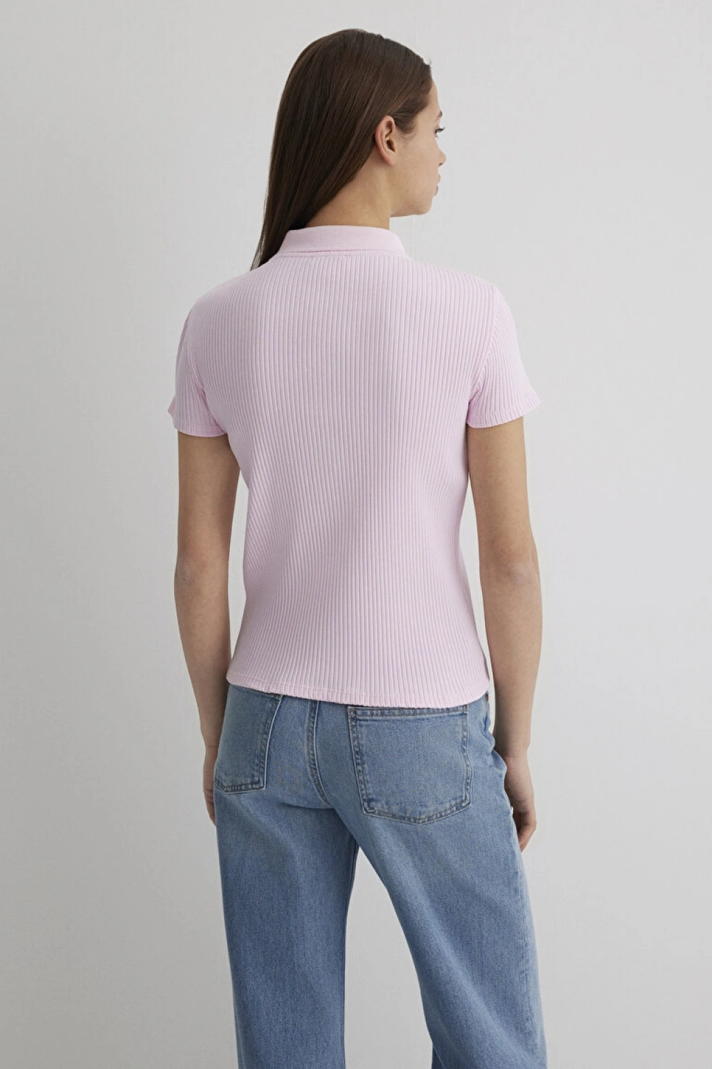 MAVİ POLO YAKA PENYE Pink Lady