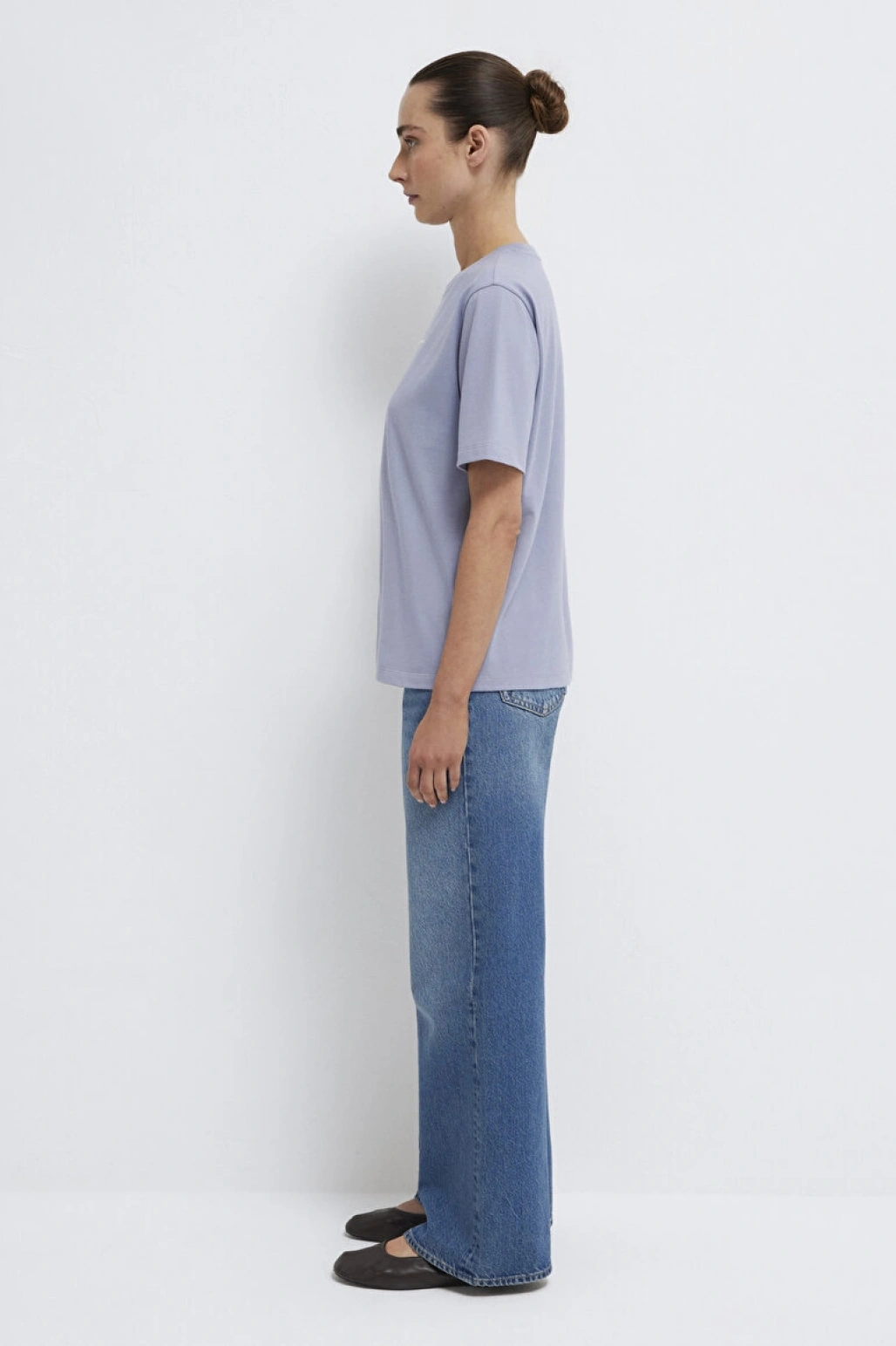 MAVİ BASKILI TİŞÖRT