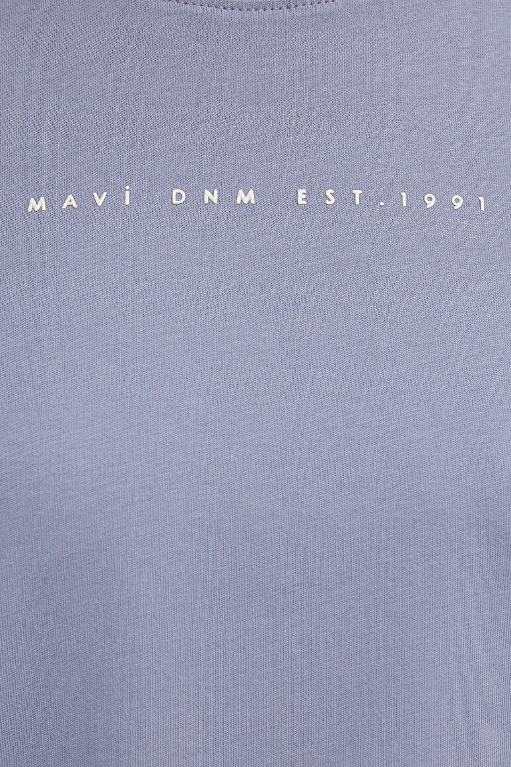 MAVİ BASKILI TİŞÖRT