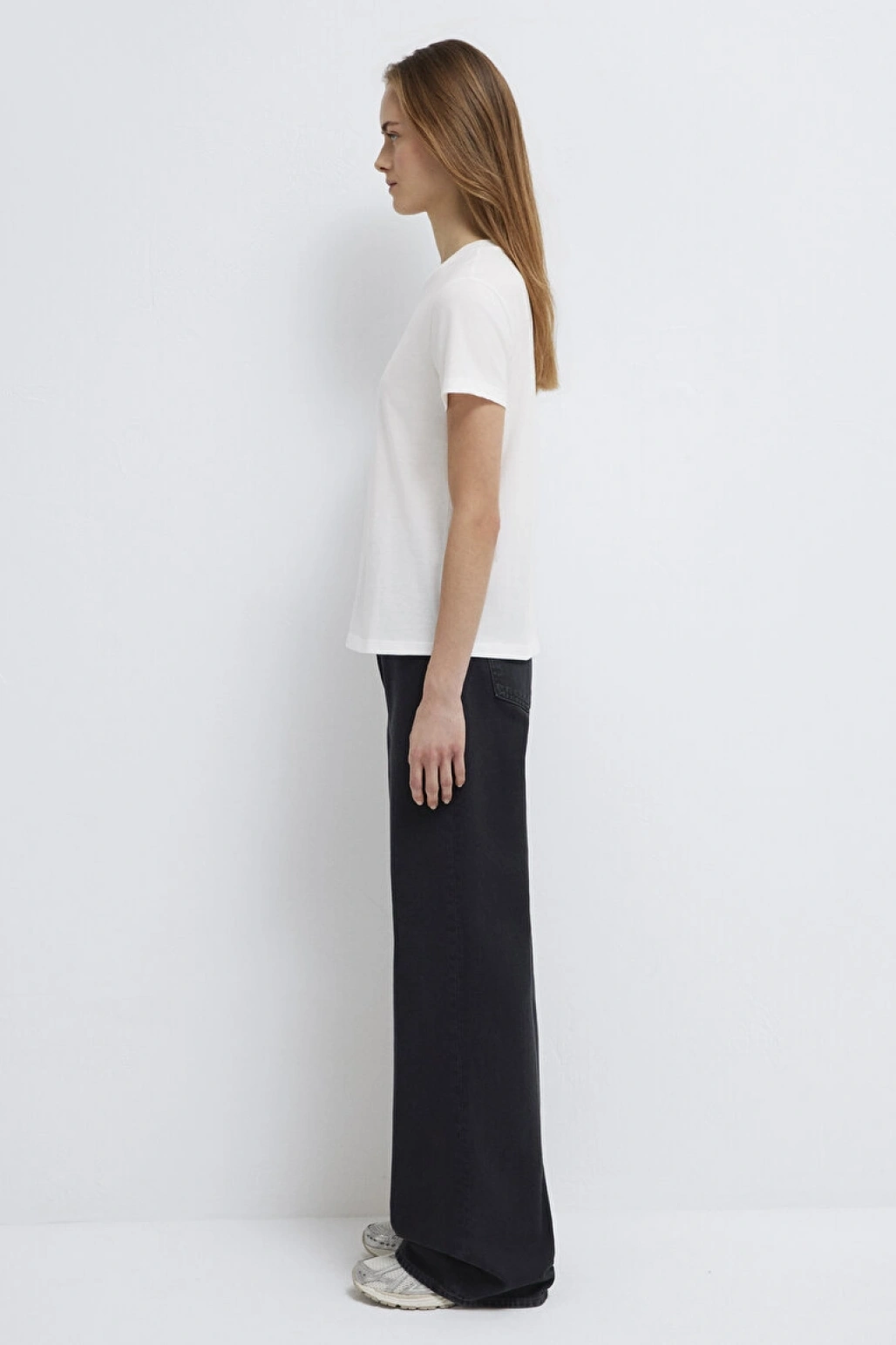 MAVI BASKILI TISÖRT Kırık Beyaz