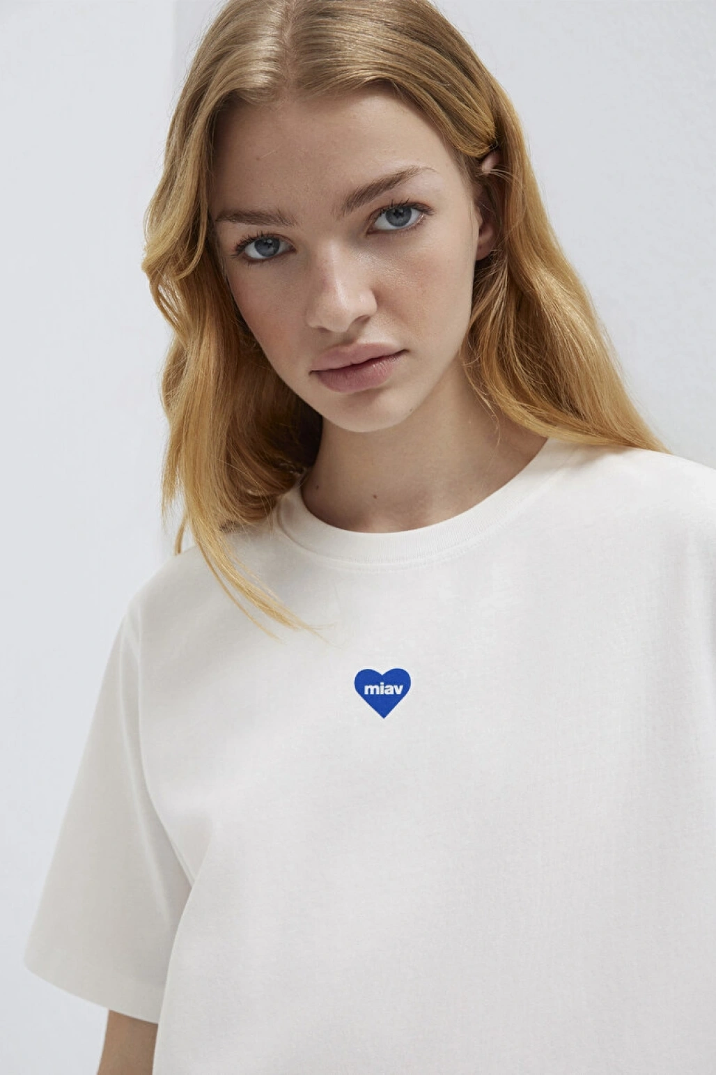 MİAV BASKILI TİŞÖRT Kırık Beyaz