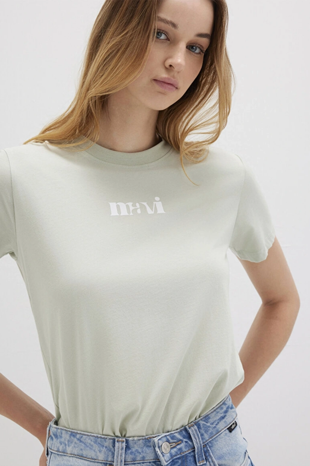 Mavi Baskılı Yeşil Tişört Regular Fit / Normal Kesim