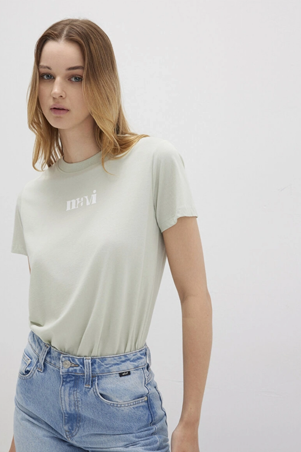 Mavi Baskılı Yeşil Tişört Regular Fit / Normal Kesim