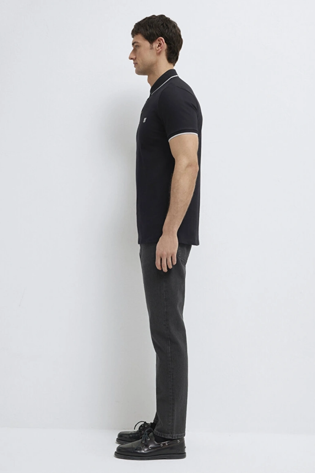 MAVİ Siyah Polo Tişört