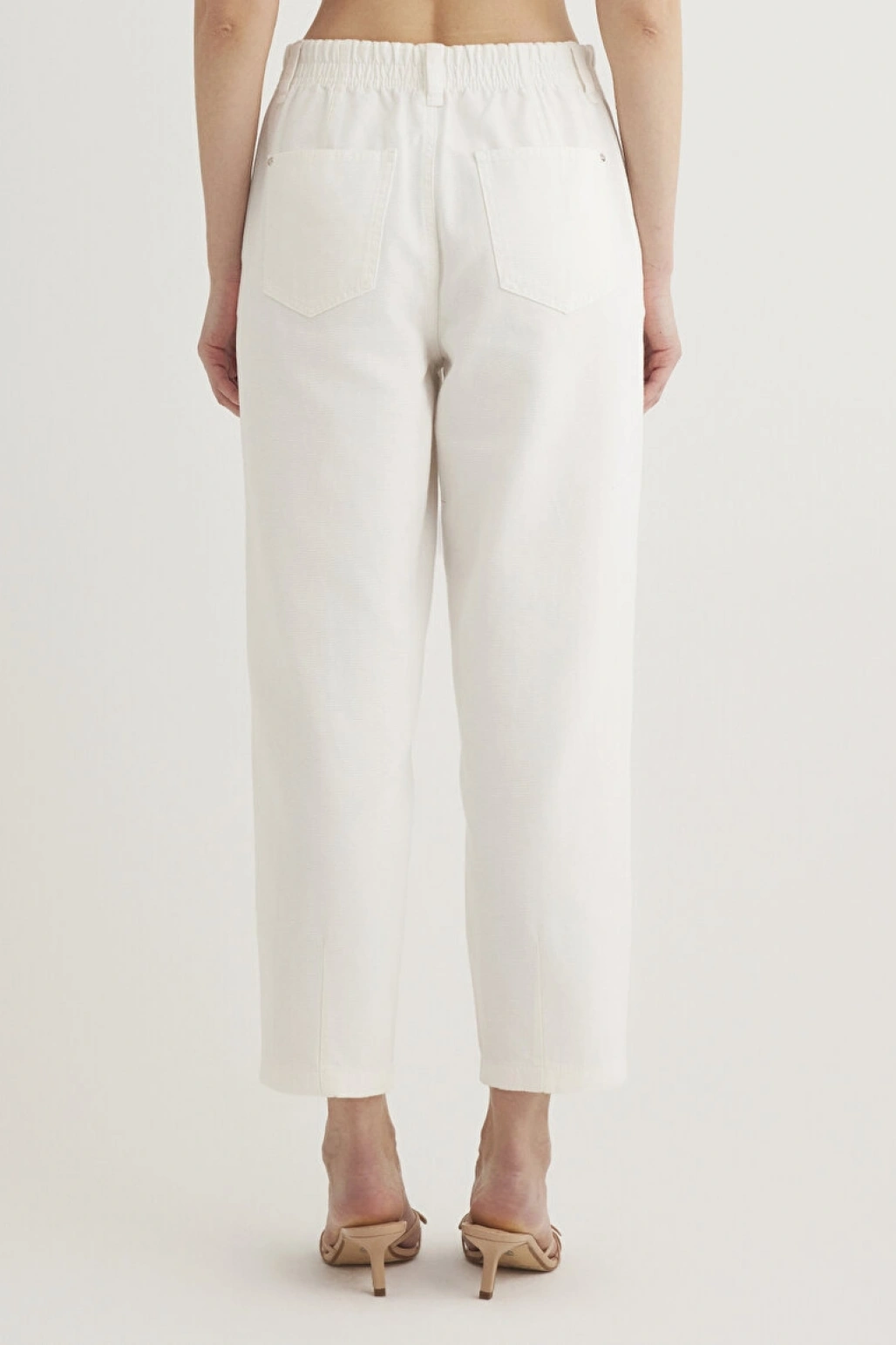 MAVİ DOKUMA PANTOLON Kırık Beyaz