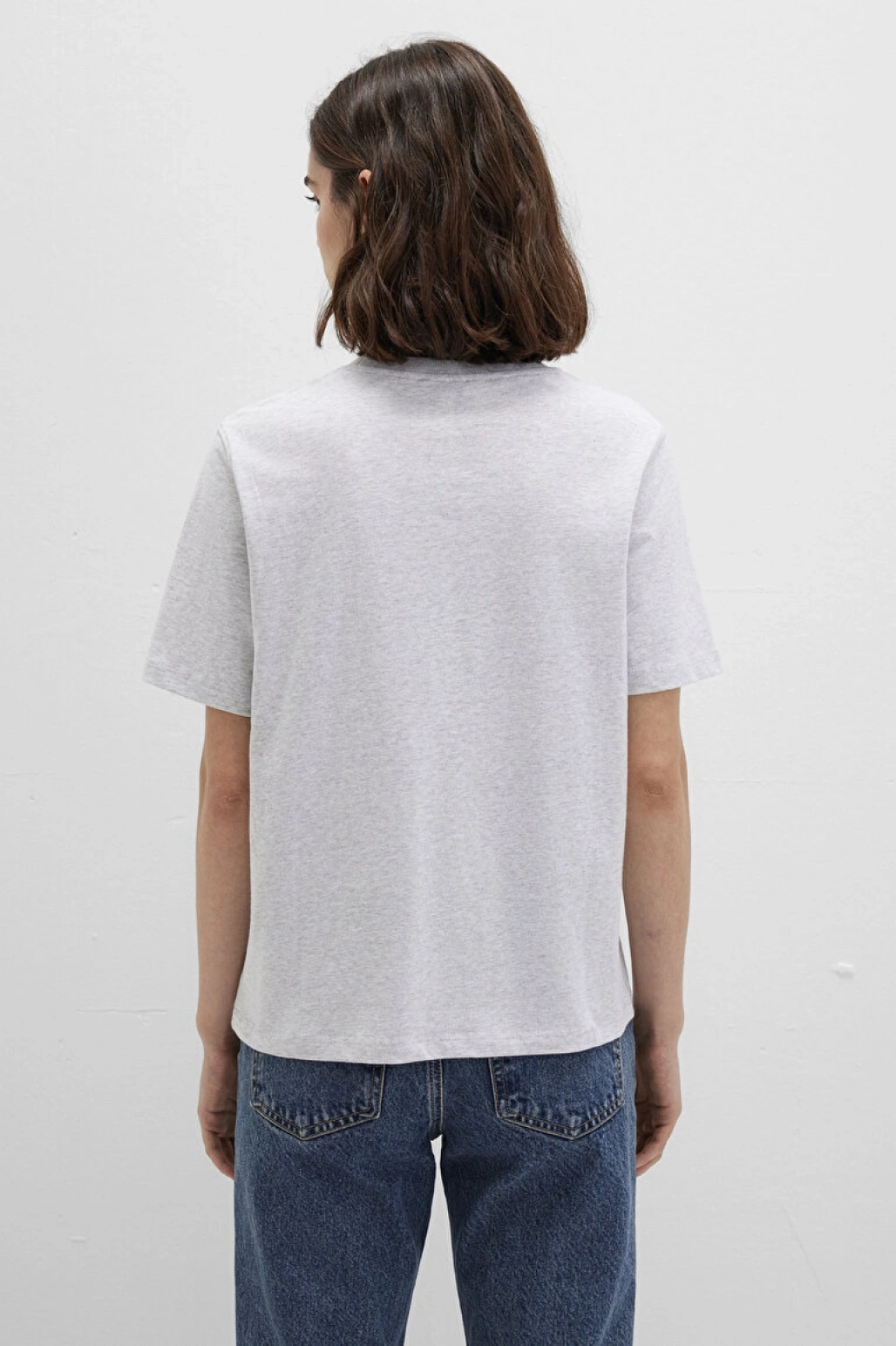 MAVI JEANS BASKILI TİŞÖRT Light Grey Mel