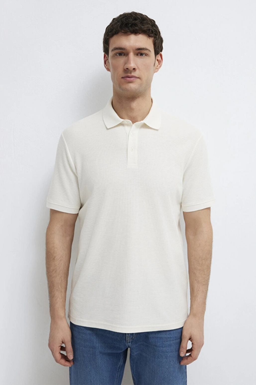 MAVİ POLO TİŞÖRT Kırık Beyaz