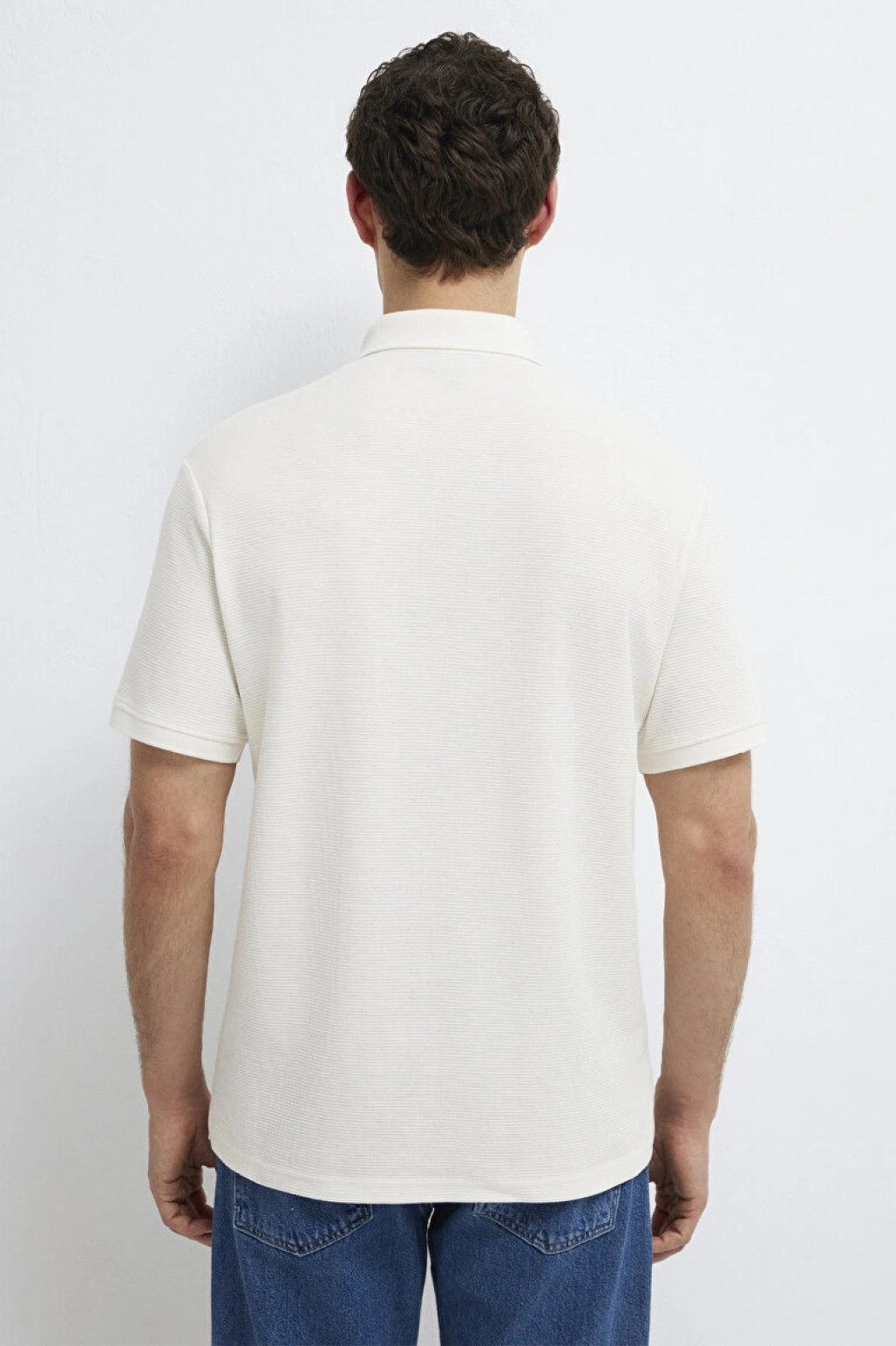 MAVİ POLO TİŞÖRT Kırık Beyaz