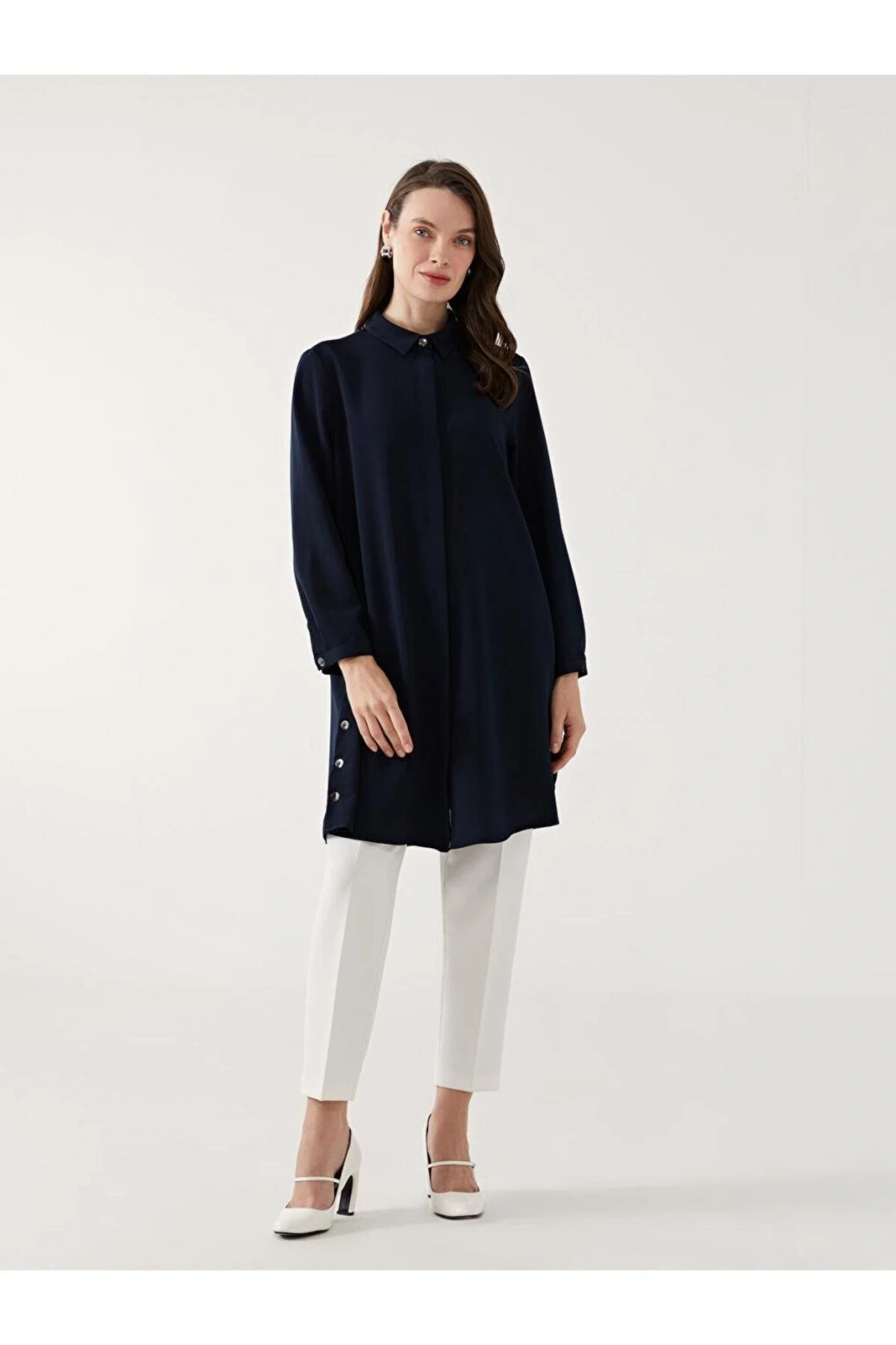 Armürlü Kadın Gömlek Tunik (S5)