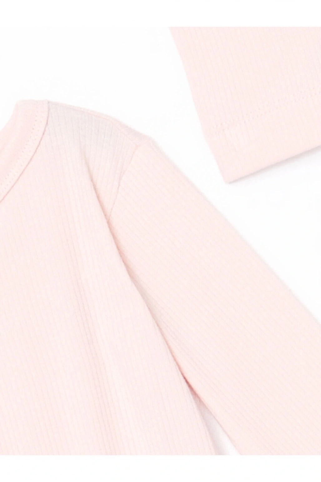 baby Pembe Bisiklet Yaka Kız Bebek Hastane Çıkış Seti 3lü