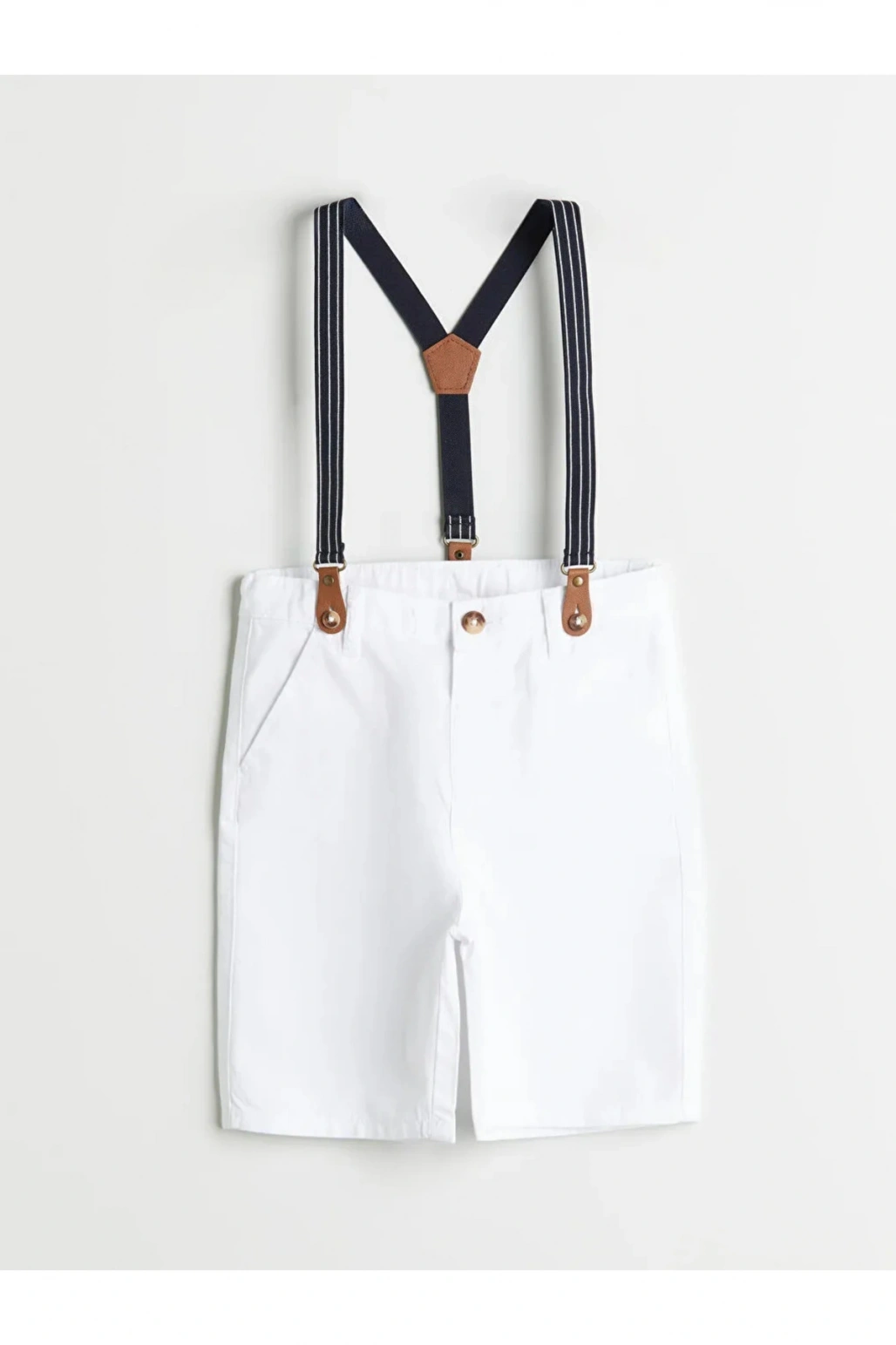 Basic Askılı Erkek Çocuk Şort