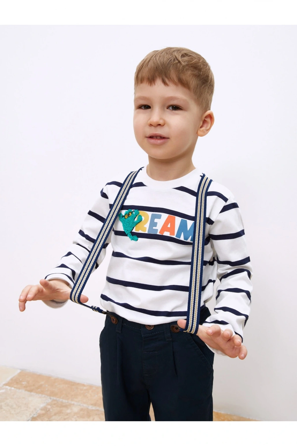 Basic Erkek Bebek Pantolon Ve Pantolon Askısı 2li