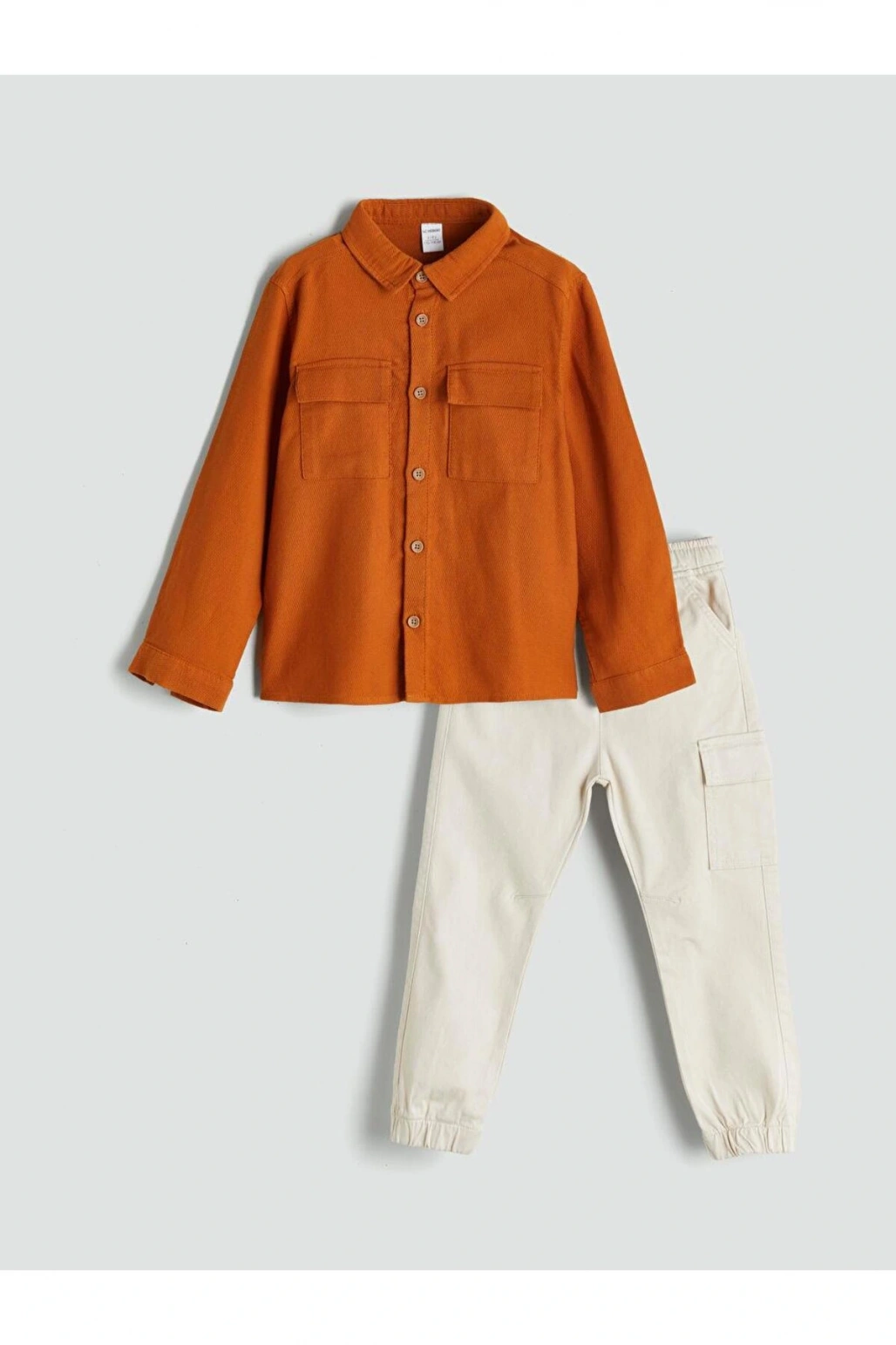 Basic Erkek Çocuk Gömlek ve Pantolon 2li (W5)