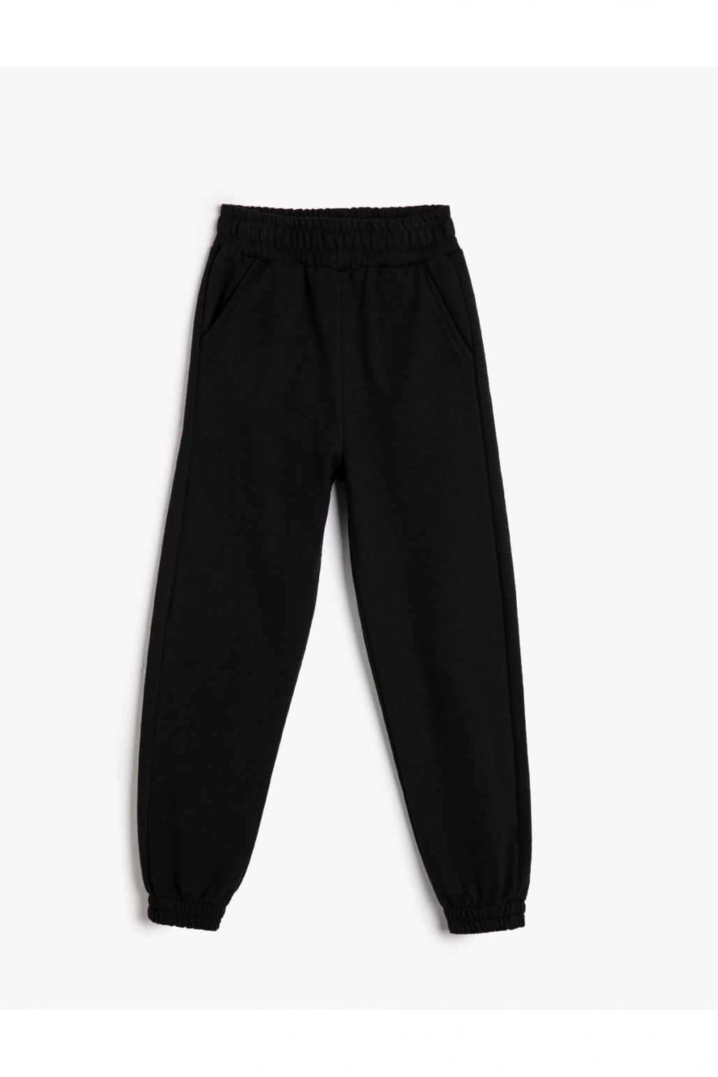 Basic Jogger Eşofman Altı Cepli Beli Lastikli Şardonlu