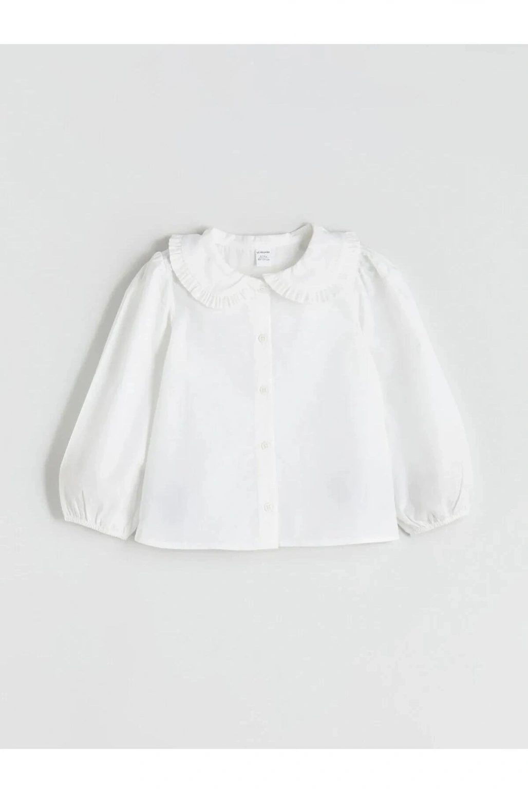 Bebe Yaka Basic Kız Çocuk Gömlek (W5)
