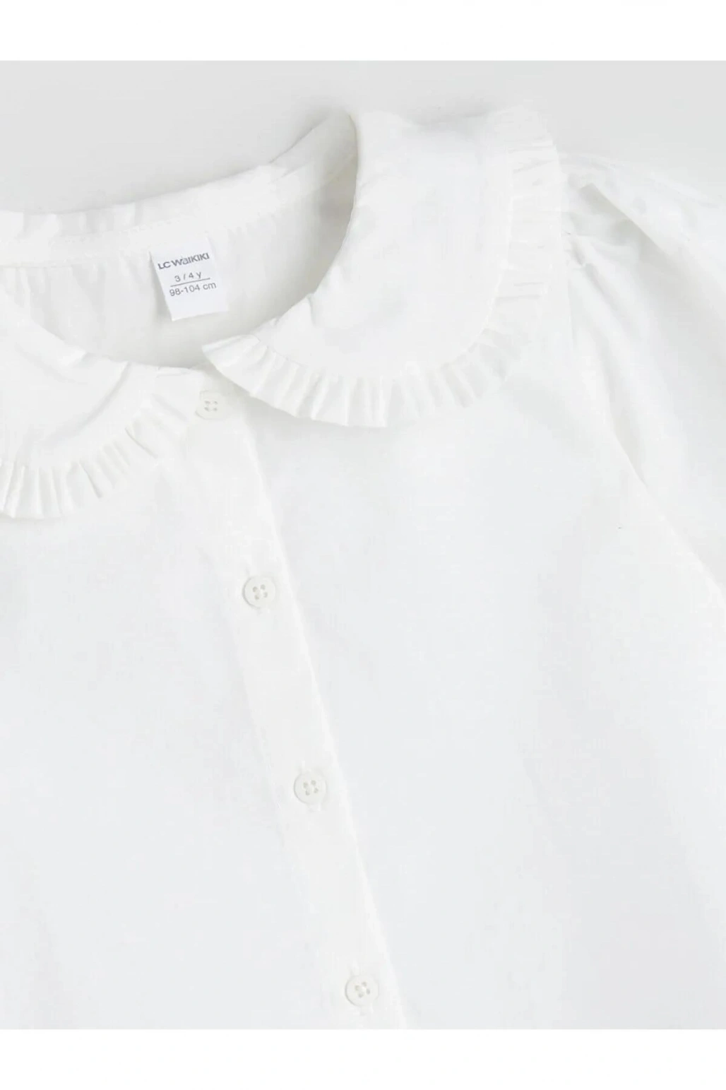 Bebe Yaka Basic Kız Çocuk Gömlek (W5)