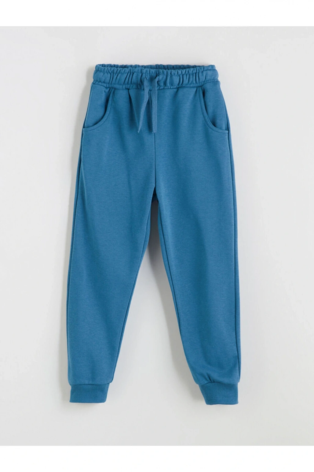 Bej Bisiklet Yaka Baskılı Erkek Çocuk Sweatshirt Ve Eşofman Alt 2li