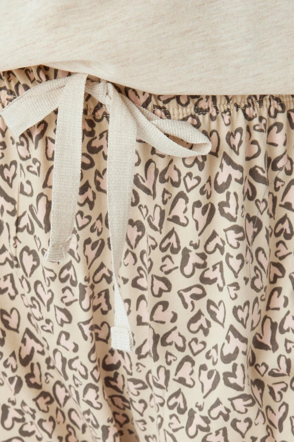 Bej Melanj Kadın Pijama Takımı 5WLK40044MK